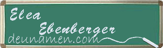 Elea Ebenberger Visitenkarte